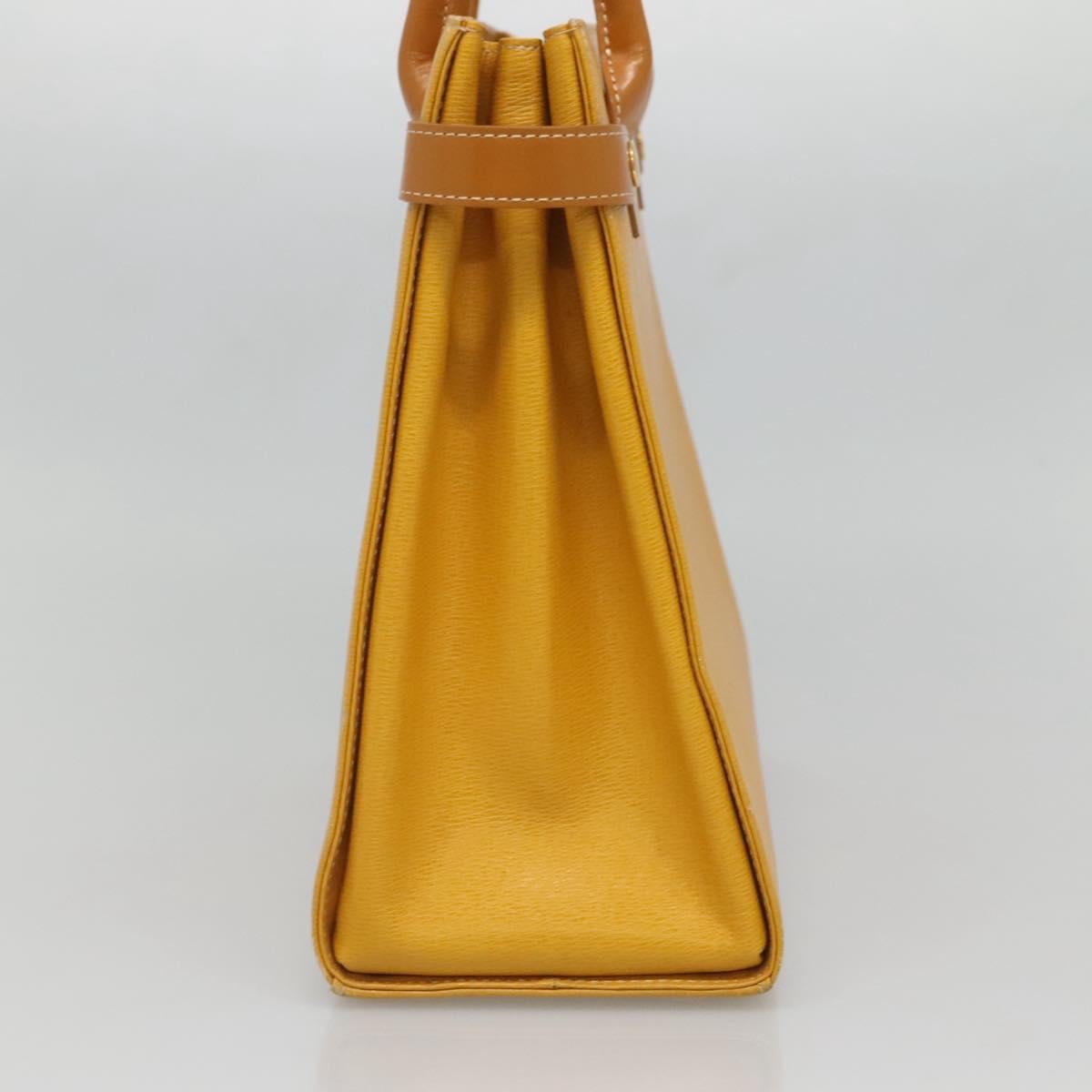 Burberry Vintage Handbag Leather, YELLOW, LEATHER, Handbag