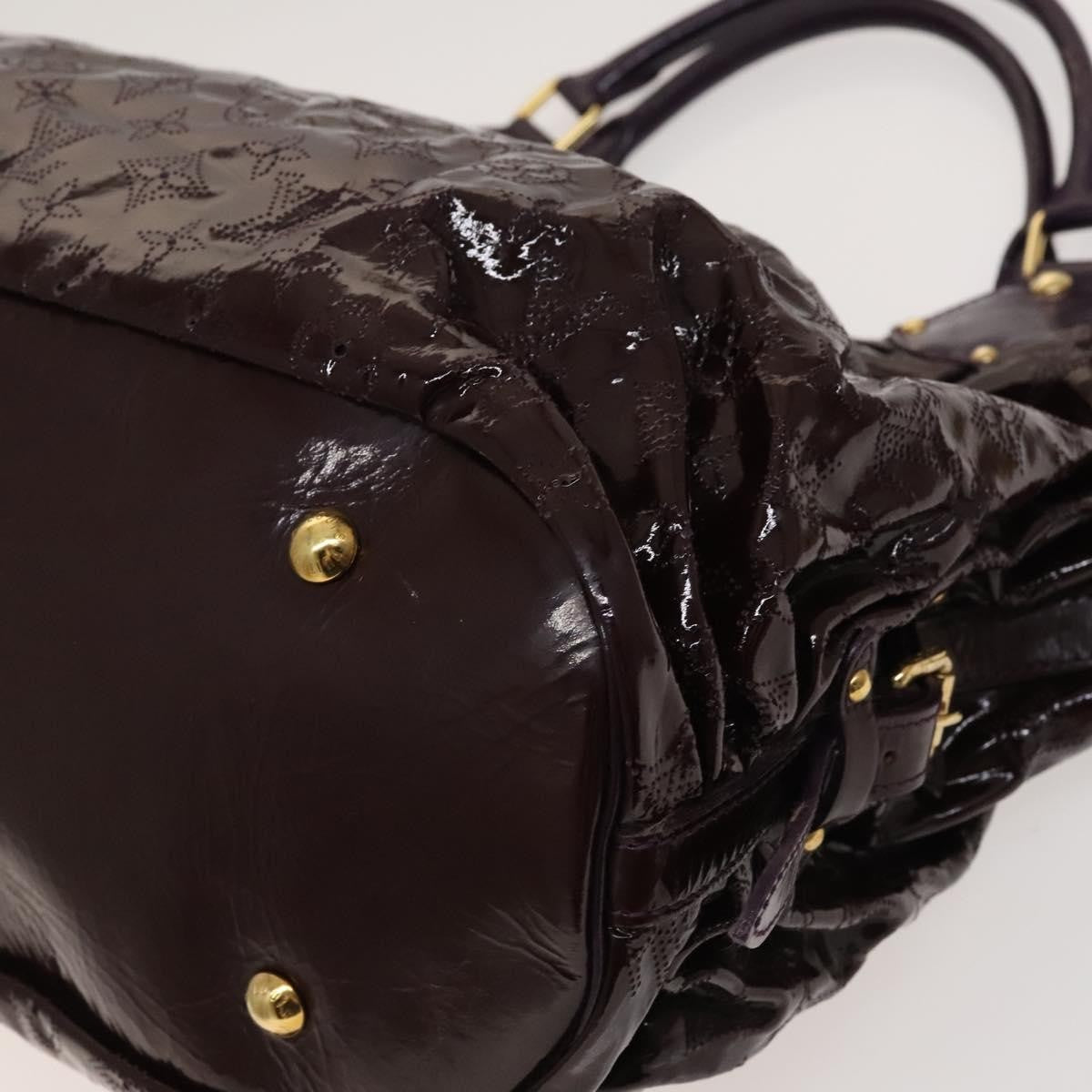 Louis Vuitton Surya Tote bag Mahina Patent Leather, PURPLE, CANVAS, Tote bag