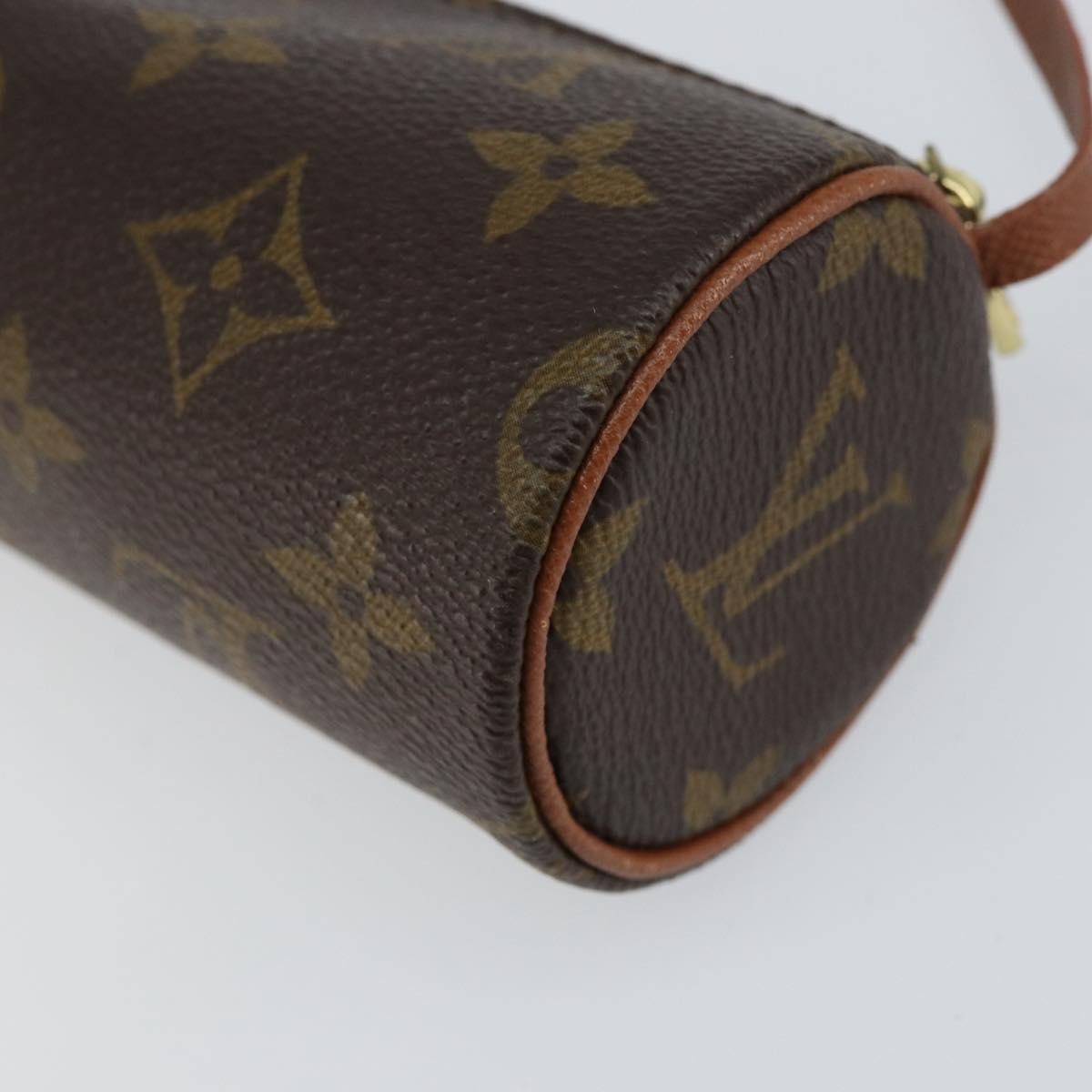Louis Vuitton Papillon Pochette Monogram Canvas, BROWN, CANVAS, Clutche & pouche
