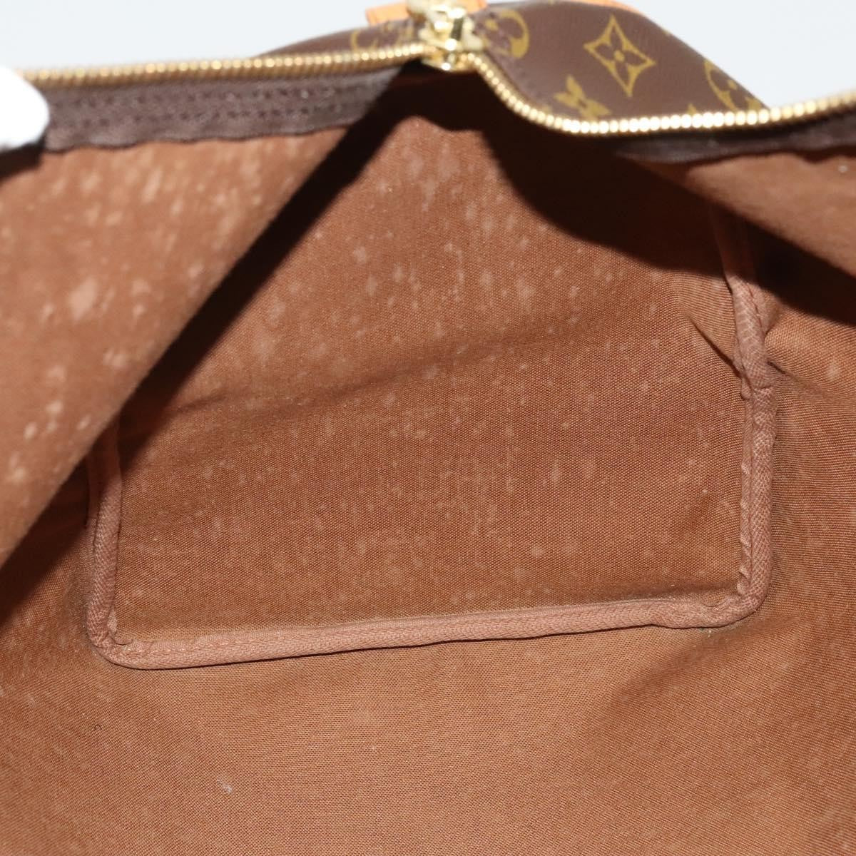 Louis Vuitton Keepall Bag Monogram Canvas, BROWN, CANVAS, Travel bag