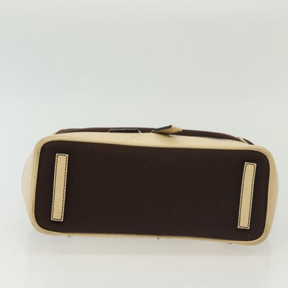 Prada Vintage Handbag Canvas, BEIGE, CANVAS, Handbag