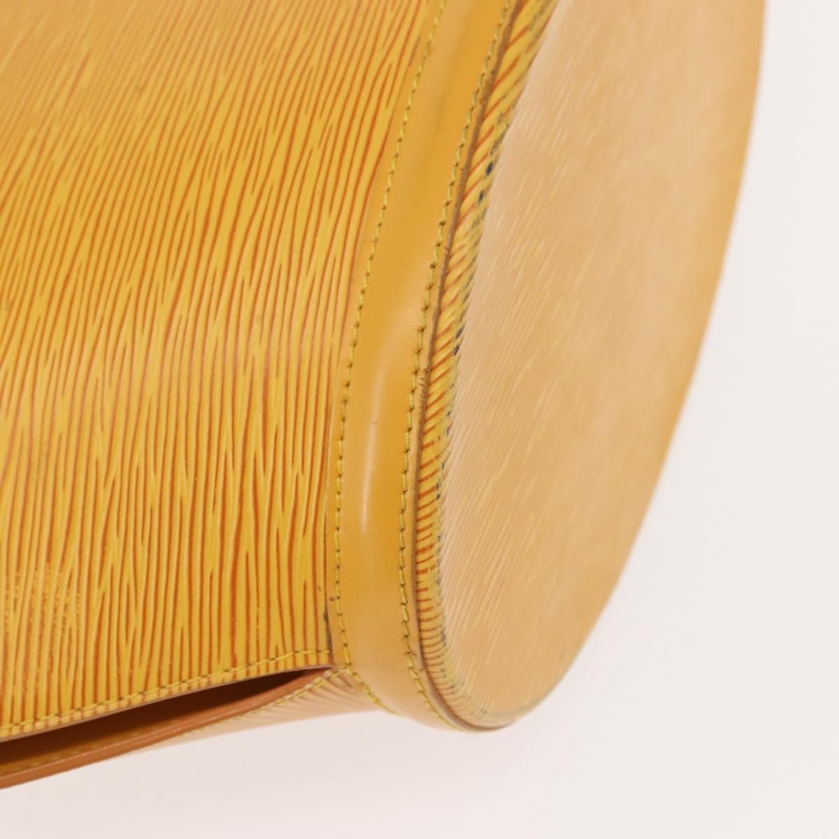 Louis Vuitton Saint Jacques Handbag Epi Leather, YELLOW, LEATHER, Shoulder bag