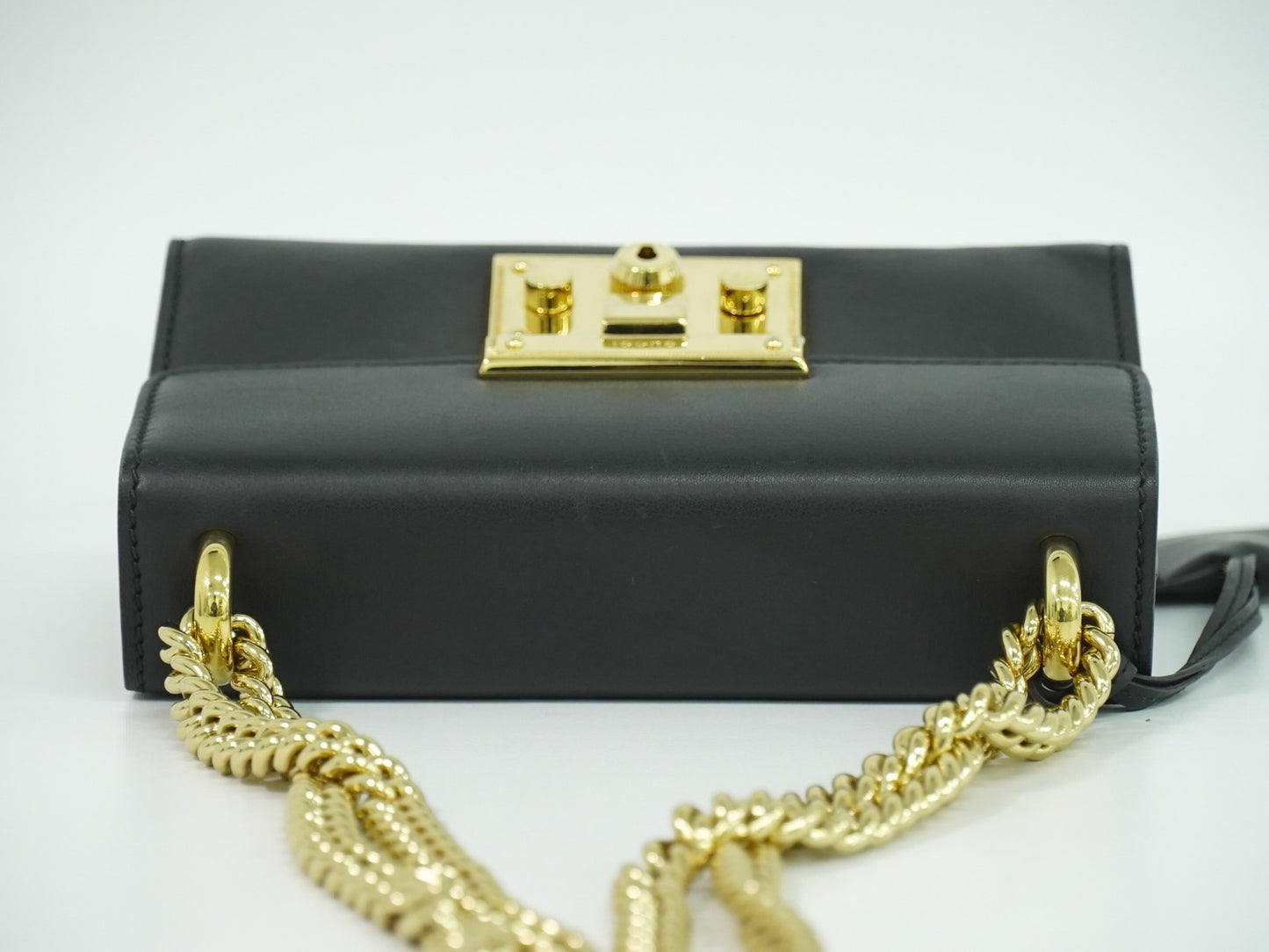 Gucci Padlock Shoulder Bag Leather, BLACK, LEATHER, Shoulder bag