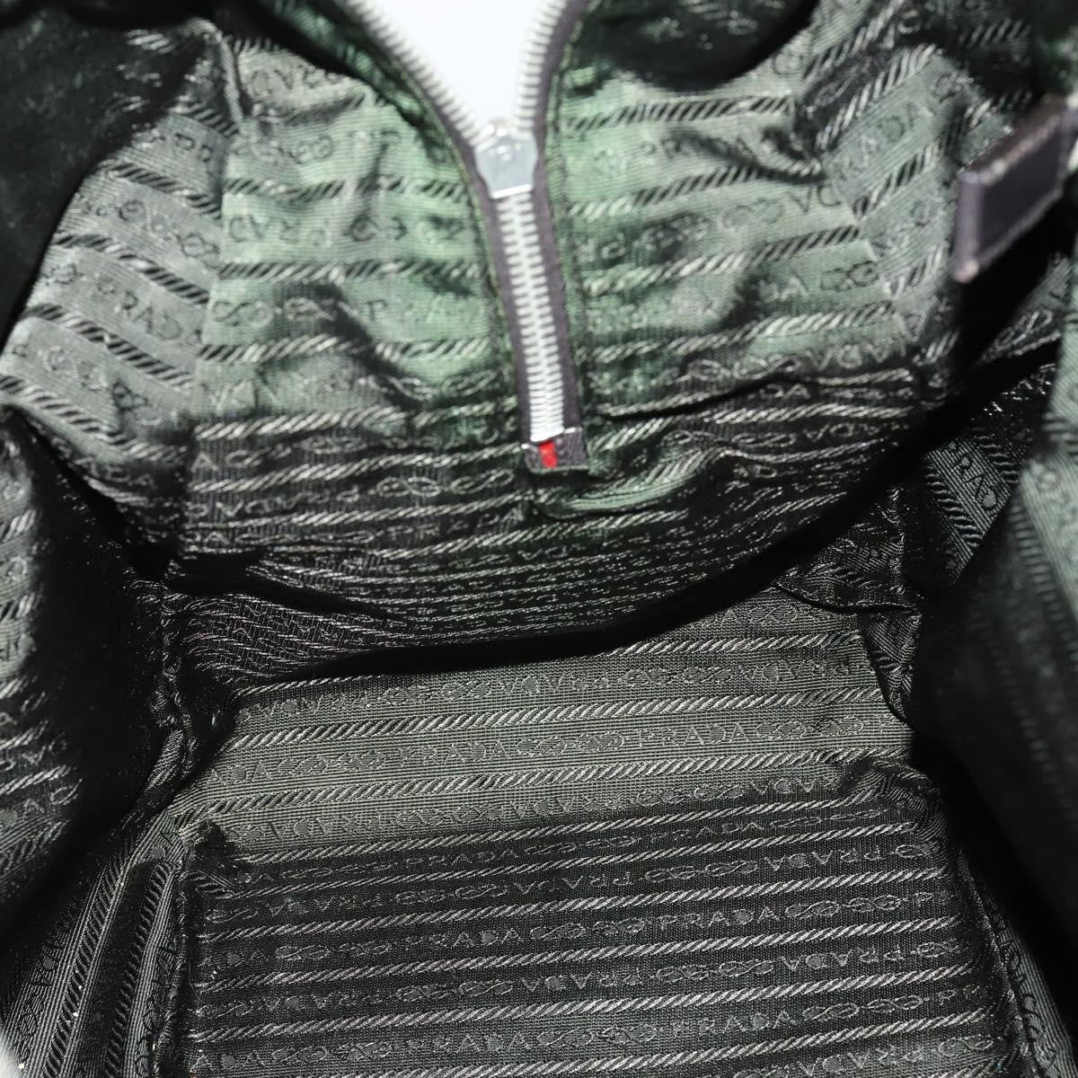 Prada Bowler Bag Canvas with Leather, BROWN, CANVAS, Travel bag