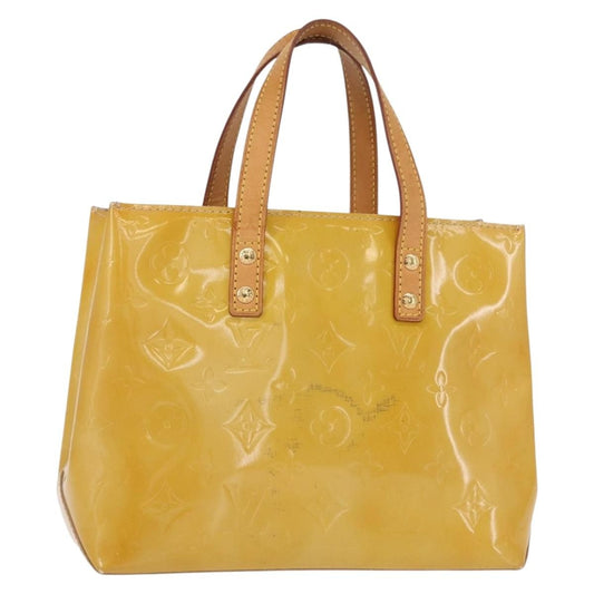 Louis Vuitton Reade Handbag Monogram Vernis, BEIGE, PATENT_LEATHER, Handbag