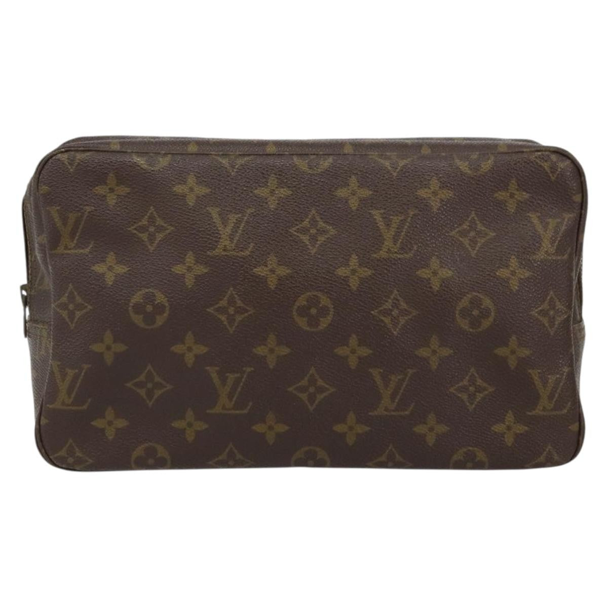 Louis Vuitton Trousse Toilette Monogram Canvas, BROWN, CANVAS, Clutche & pouche