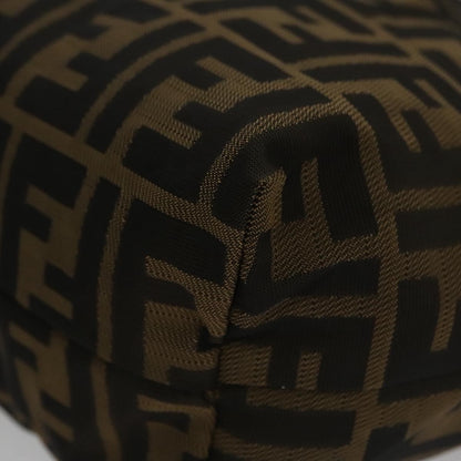 Fendi Roll Tote Zucca Canvas, BROWN, CANVAS, Tote bag