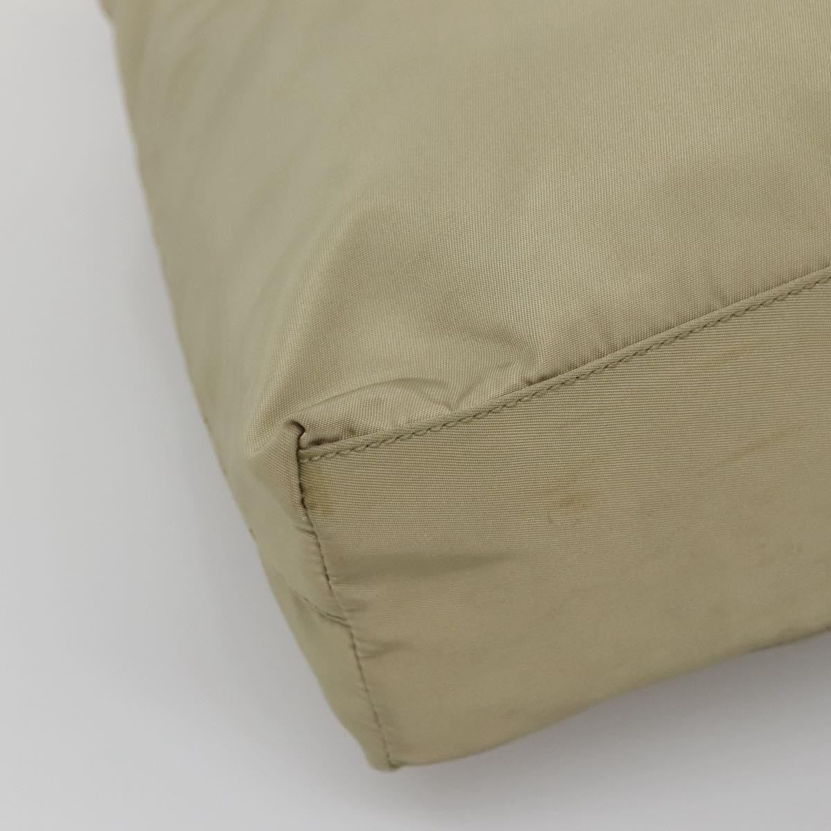 Prada Vintage Zip Tote Tessuto, BEIGE, NYLON, Tote bag