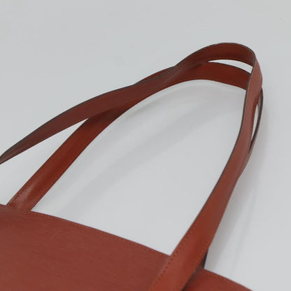 Louis Vuitton Lussac Handbag Epi Leather, BROWN, LEATHER, Shoulder bag