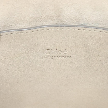 Chloe Faye Shoulder Bag Leather and Suede, TURQUOISE, SUEDE, Shoulder bag