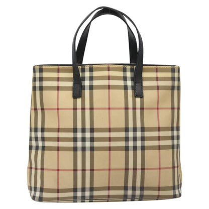 Burberry Top Handle Tote Nova Check Canvas, BEIGE, CANVAS, Tote bag