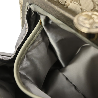 Celine Vintage Macadam Shoulder Bag Canvas, BEIGE, CANVAS, Shoulder bag