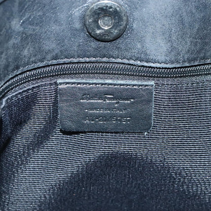 Salvatore Ferragamo Gancini Tote Gancini Canvas, BLACK, CANVAS, Tote bag