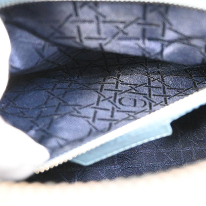Christian Dior Lady Dior Bag Leather, BLUE, LEATHER, Handbag