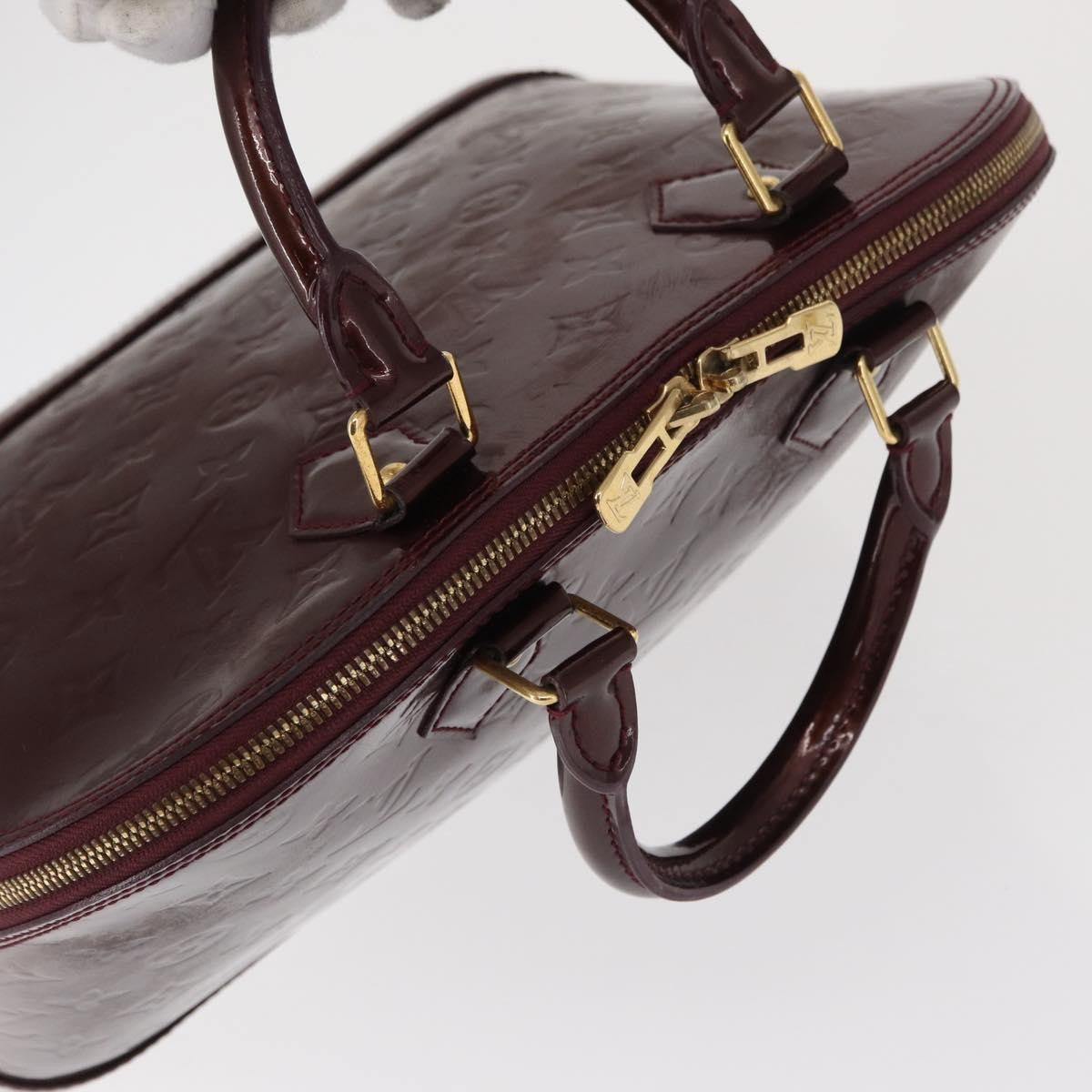 Louis Vuitton Alma Handbag Patent Leather, Red, Patent Leather, Handbag