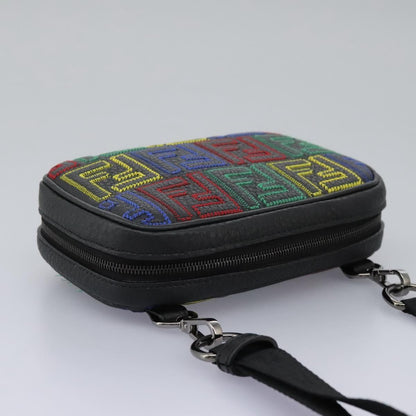 Fendi Camera Bag Zucca Embossed Leather, MULTICOLOUR, LEATHER, Crossbody bag