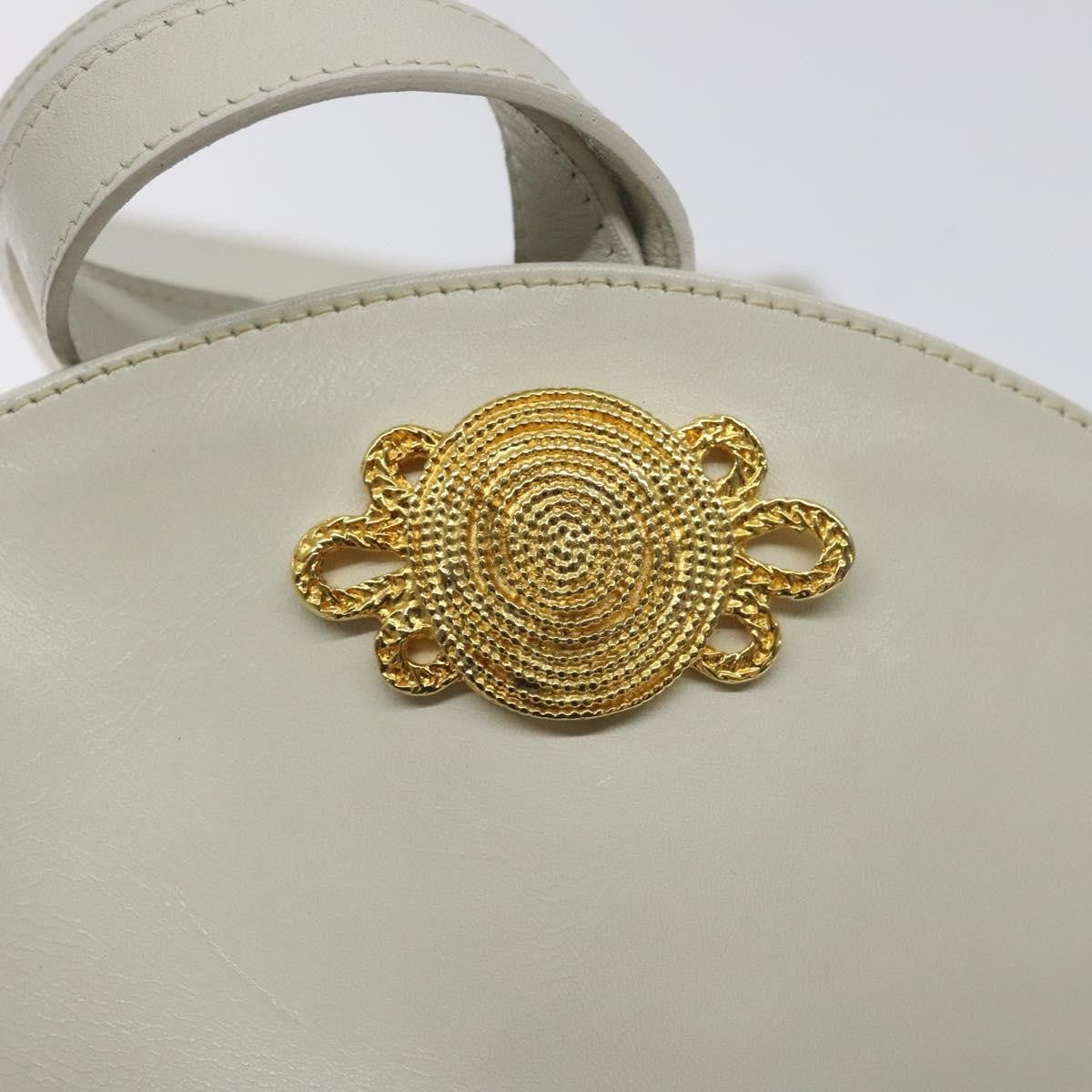 Salvatore Ferragamo Shoulder Bag Leather, WHITE, LEATHER, Shoulder bag