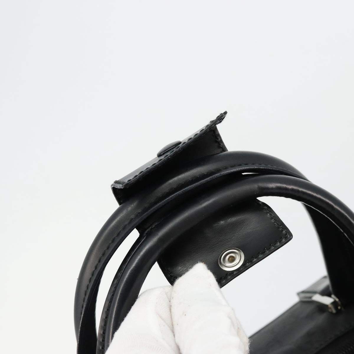 Gucci Duffle Bag Jumbo GG Embossed Leather, Black, PVC, Handbag