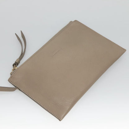 Chloe Vick Tote Leather, BEIGE, LEATHER, Tote bag