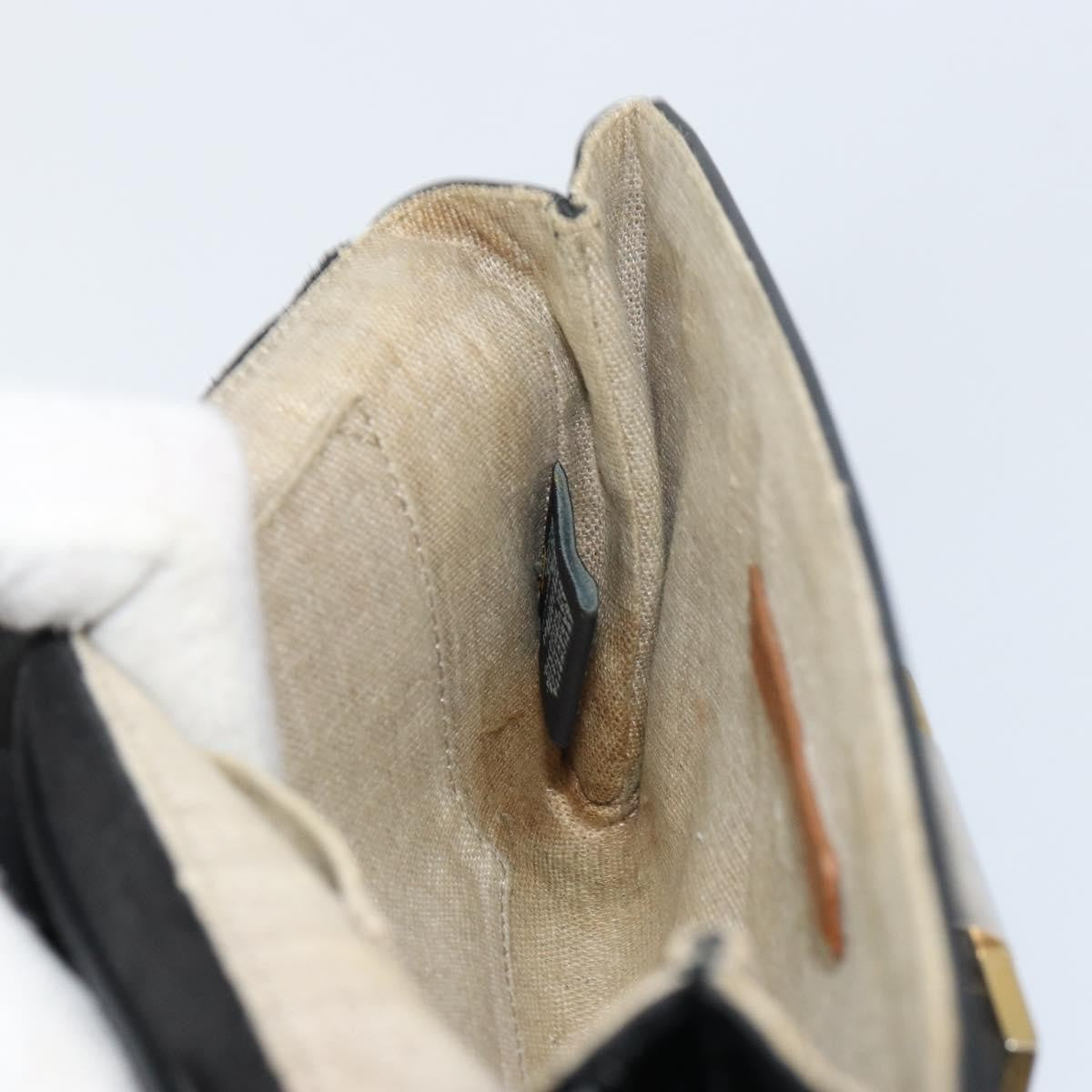 Fendi Vintage Shoulder Bag Enamel, BLACK, PATENT_LEATHER, Shoulder bag