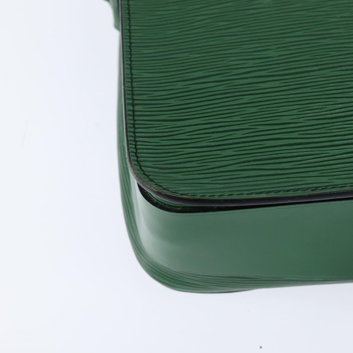 Louis Vuitton Cartouchiere Handbag Epi Leather, GREEN, LEATHER, Shoulder bag