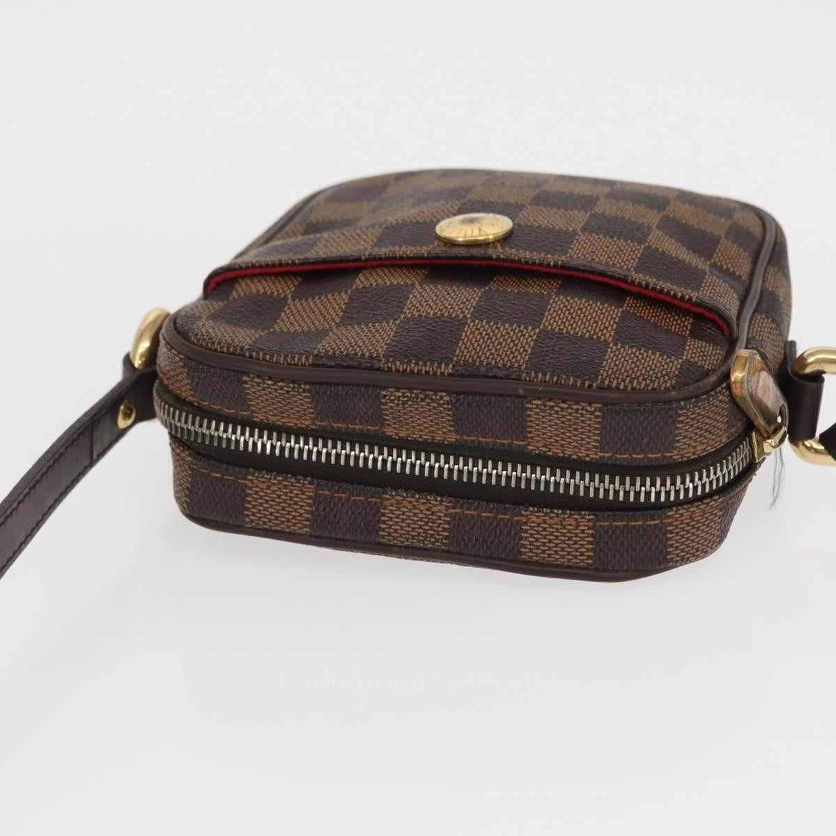 Louis Vuitton Rift Handbag Damier, BROWN, CANVAS, Shoulder bag