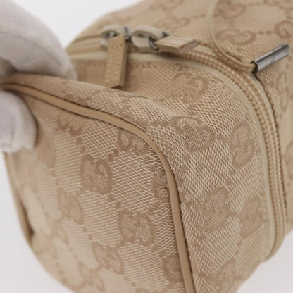 Gucci GG canvas pouch Canvas, BEIGE, CANVAS, Clutche & pouche