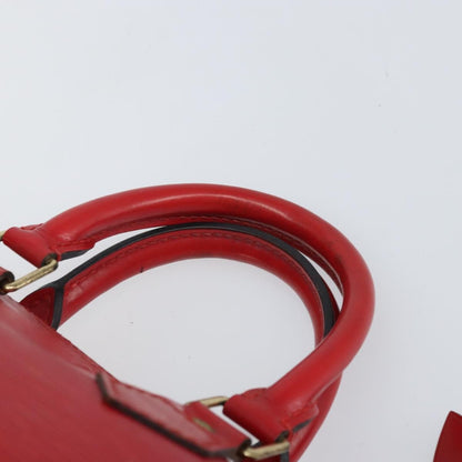 Louis Vuitton Speedy Handbag Epi Leather, RED, LEATHER, Handbag