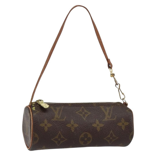 Louis Vuitton Papillon Pochette Monogram Canvas, BROWN, CANVAS, Clutche & pouche