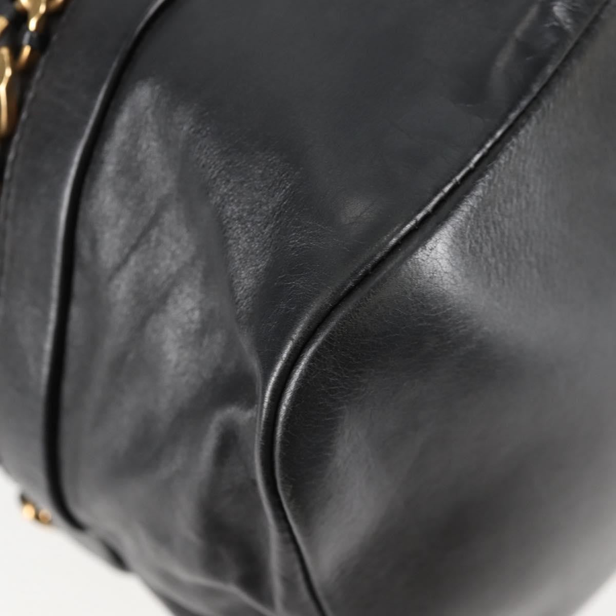 Chloe Vintage Tote bag Leather, BLACK, LEATHER, Tote bag