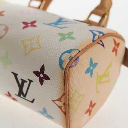 Louis Vuitton Speedy Mini HL Handbag Monogram Multicolor, MULTICOLOUR, CANVAS, Handbag