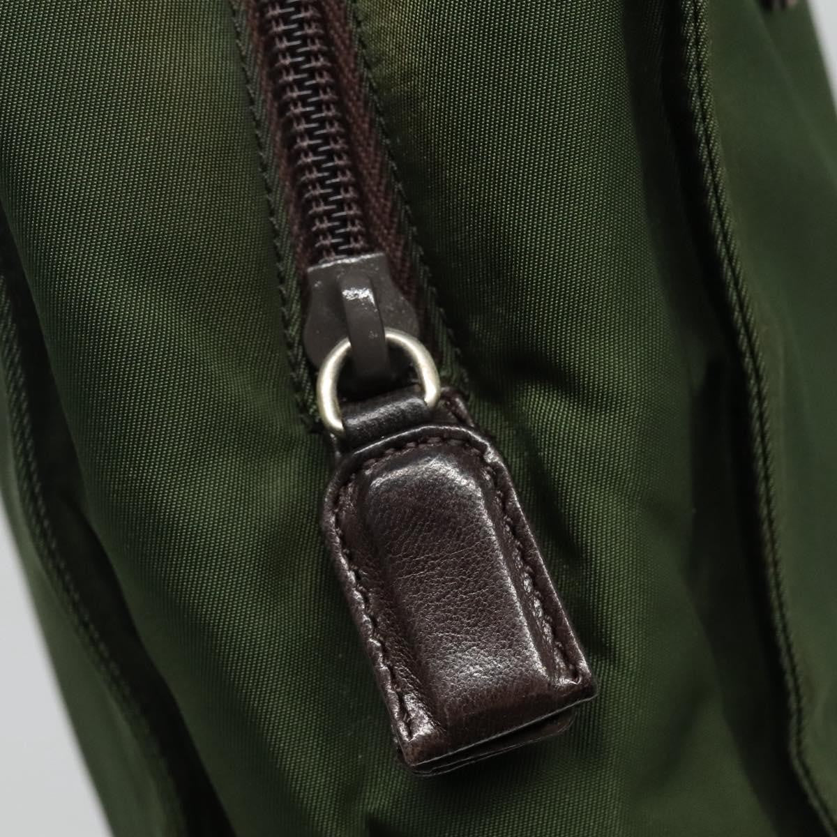 Prada Vintage Handbag Tessuto, KHAKI, NYLON, Handbag