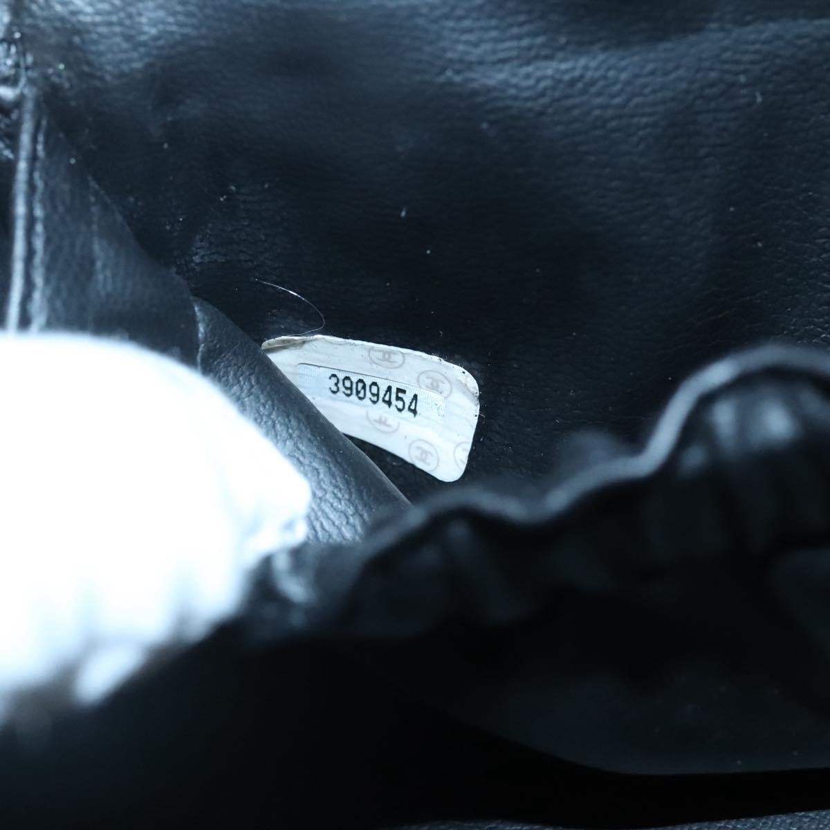 Chanel Vanity pouch Leather, BLACK, PATENT_LEATHER, Toiletry Case