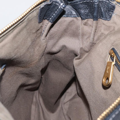 Chloe Marcie Satchel Leather, BLACK, LEATHER, Handbag