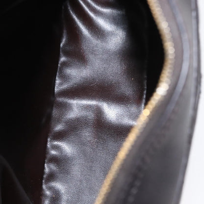 Chanel Vintage Front Pocket Camera Shoulder Bag Leather, BROWN, LEATHER, Shoulder bag