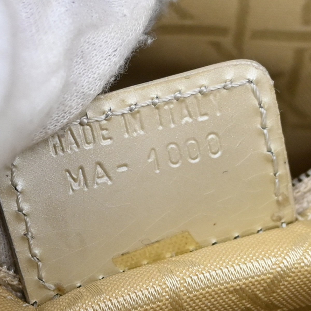 Christian Dior Malice handbag Patent leather, BEIGE, PATENT_LEATHER, Handbag