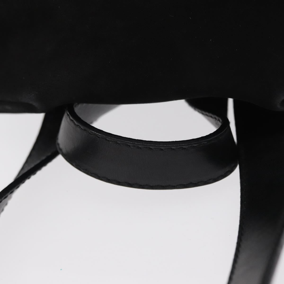 Salvatore Ferragamo Gancini Backpack Suede, BLACK, SUEDE, Backpack