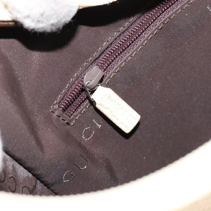 Gucci Vintage Shoulder Bag Canvas, BEIGE, CANVAS, Shoulder bag