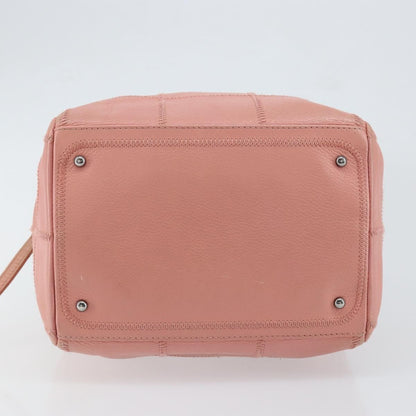 Chanel Chocolate Bar CC Bowler Bag Caviar skin, PINK, LEATHER, Handbag