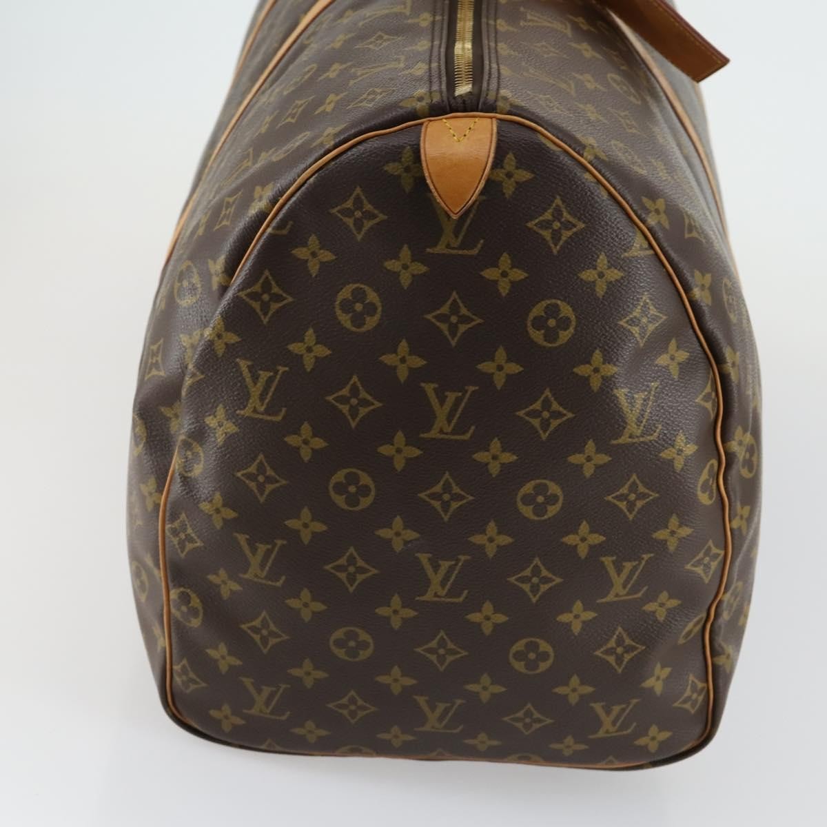 Louis Vuitton Keepall Bag Monogram Canvas, BROWN, CANVAS, Travel bag