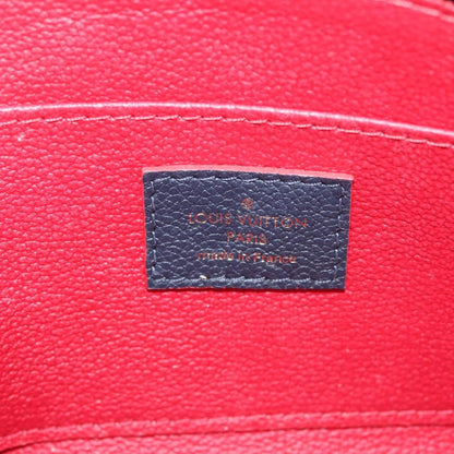 Louis Vuitton Cosmetic Pouch Monogram Empreinte Leather, NAVY, LEATHER, Toiletry Case