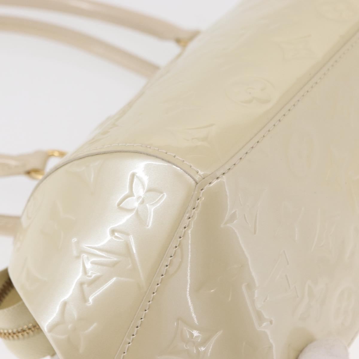 Louis Vuitton Sherwood Handbag Monogram Vernis, BEIGE, PATENT_LEATHER, Handbag