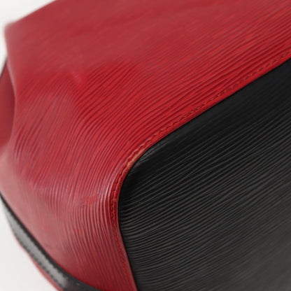 Louis Vuitton Bicolor Petit Noe Handbag Epi Leather, RED, LEATHER, Handbag