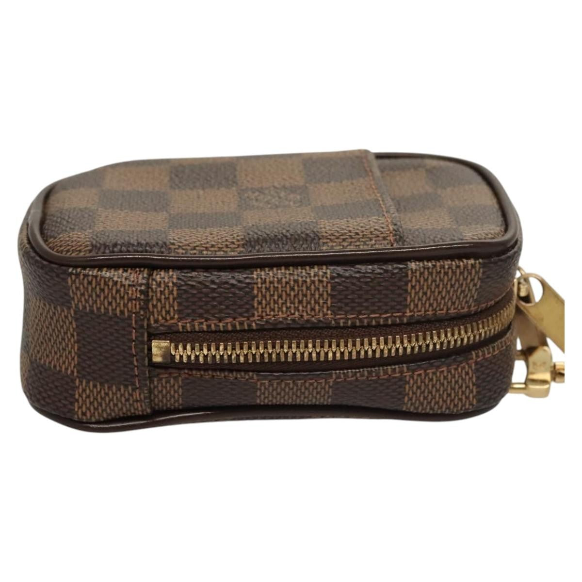 Louis Vuitton Etui Okapi Camera Case Damier, BROWN, CANVAS, Travel bag