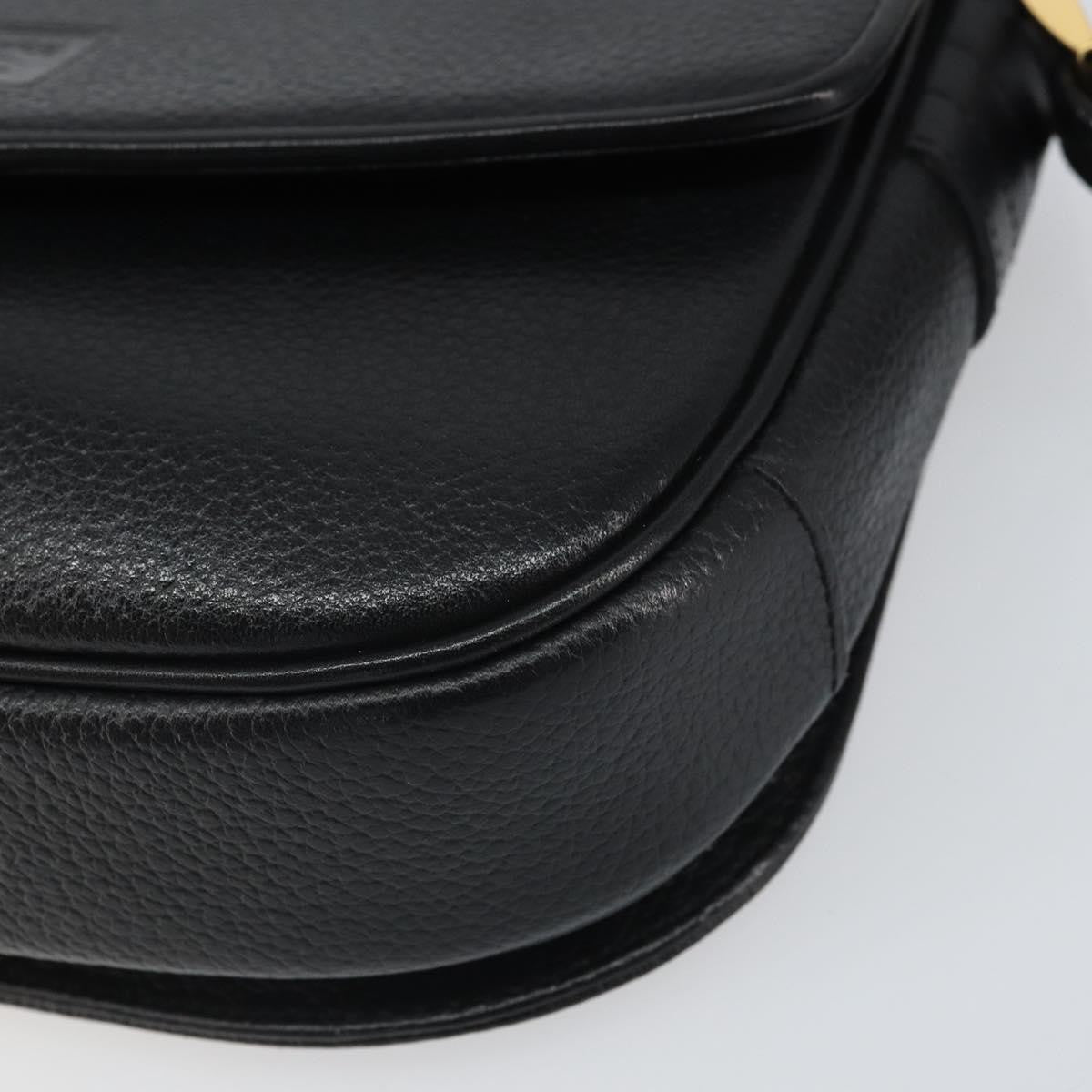 Burberry Flap Shoulder Bag Leather, BLACK, LEATHER, Shoulder bag