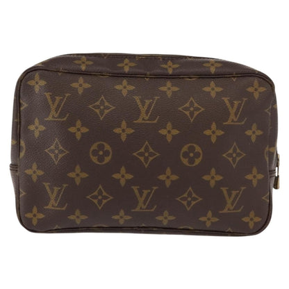 Louis Vuitton Trousse Toiletry Pouch Monogram Canvas, BROWN, CANVAS, Toiletry Case