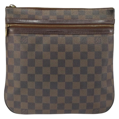 Louis Vuitton Bosphore Pochette Damier, BROWN, CANVAS, Shoulder bag