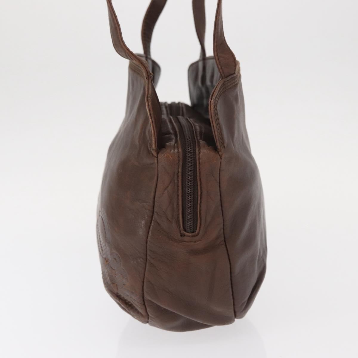 Loewe Anagram Shoulder Bag Leather, BROWN, LEATHER, Shoulder bag