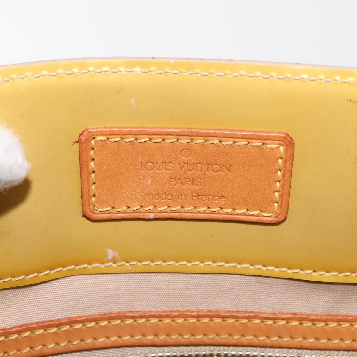 Louis Vuitton Reade Handbag Monogram Vernis, BEIGE, PATENT_LEATHER, Handbag