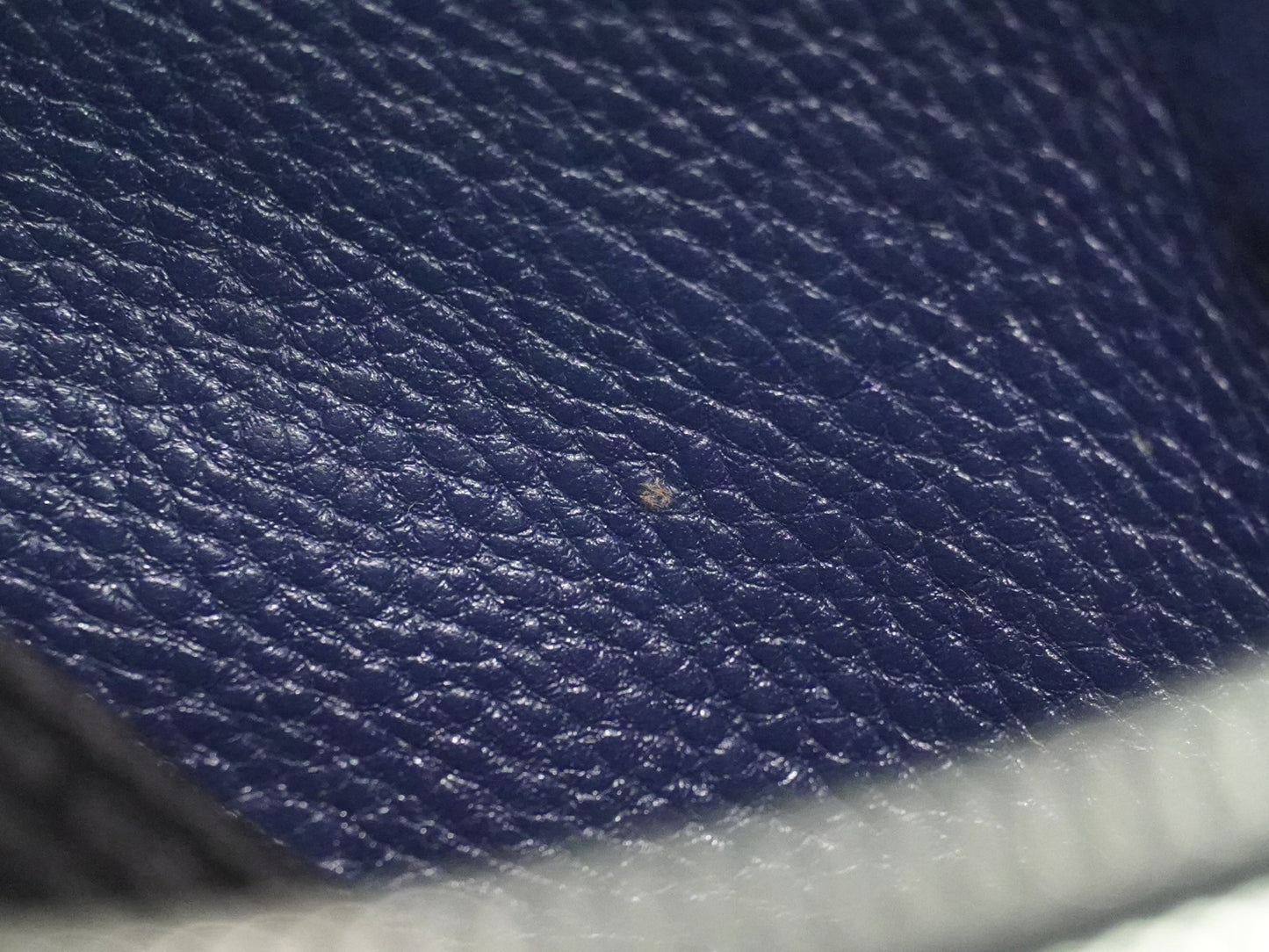 Prada Double Zip Crossbody Bag Vitello Daino, NAVY, LEATHER, Shoulder bag